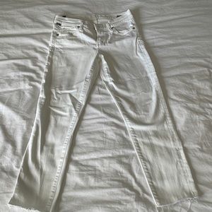 Citizens of humanity white skinny ankle cut jeans